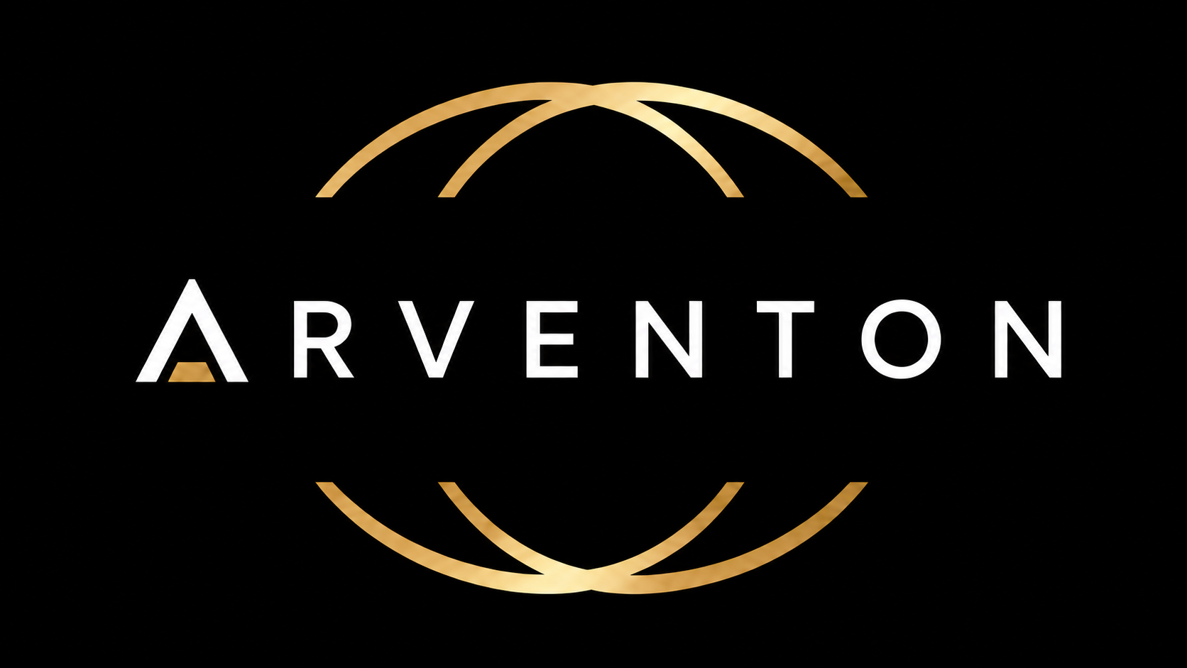 ARVENTON logo on black background